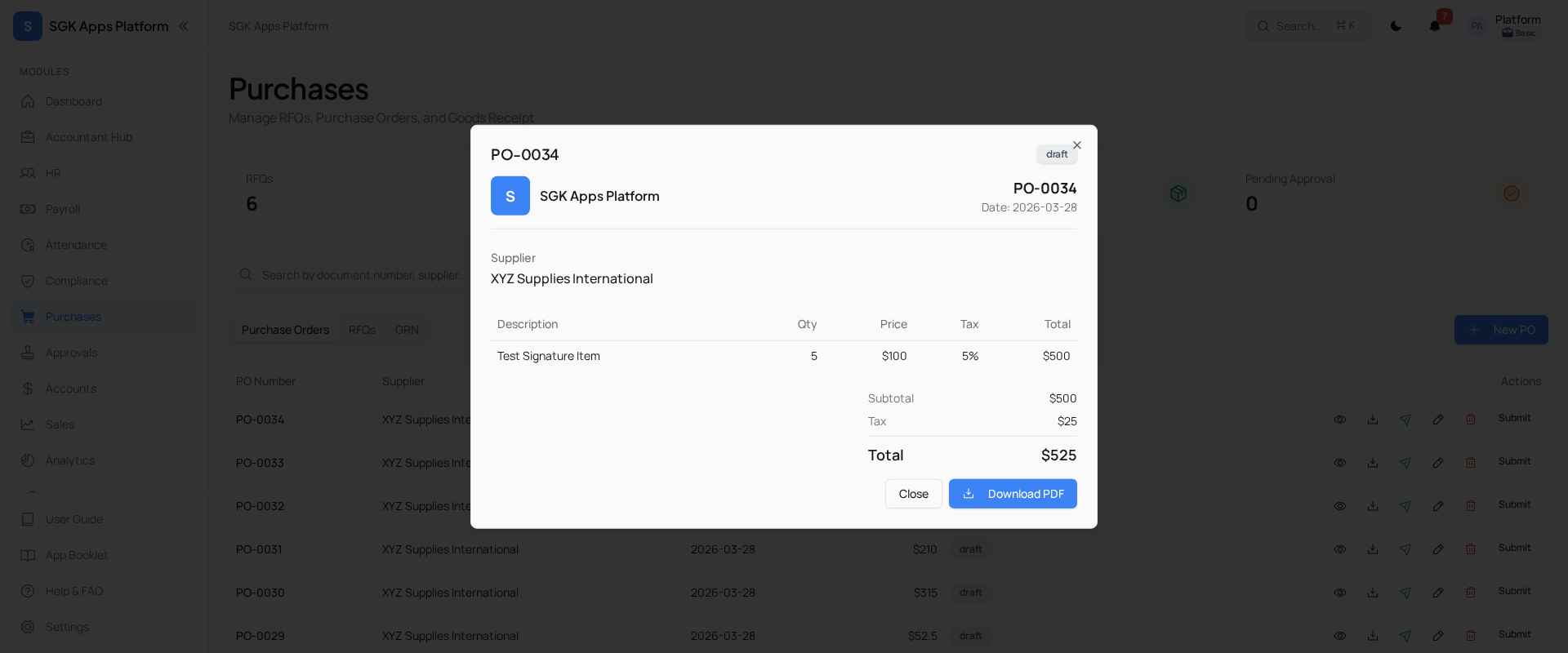 Purchases & Procurement 2